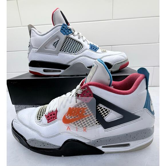 Size 12 Air Jordan 4 What The Shoes - OG Box - Preowned - Picture 1 of 11